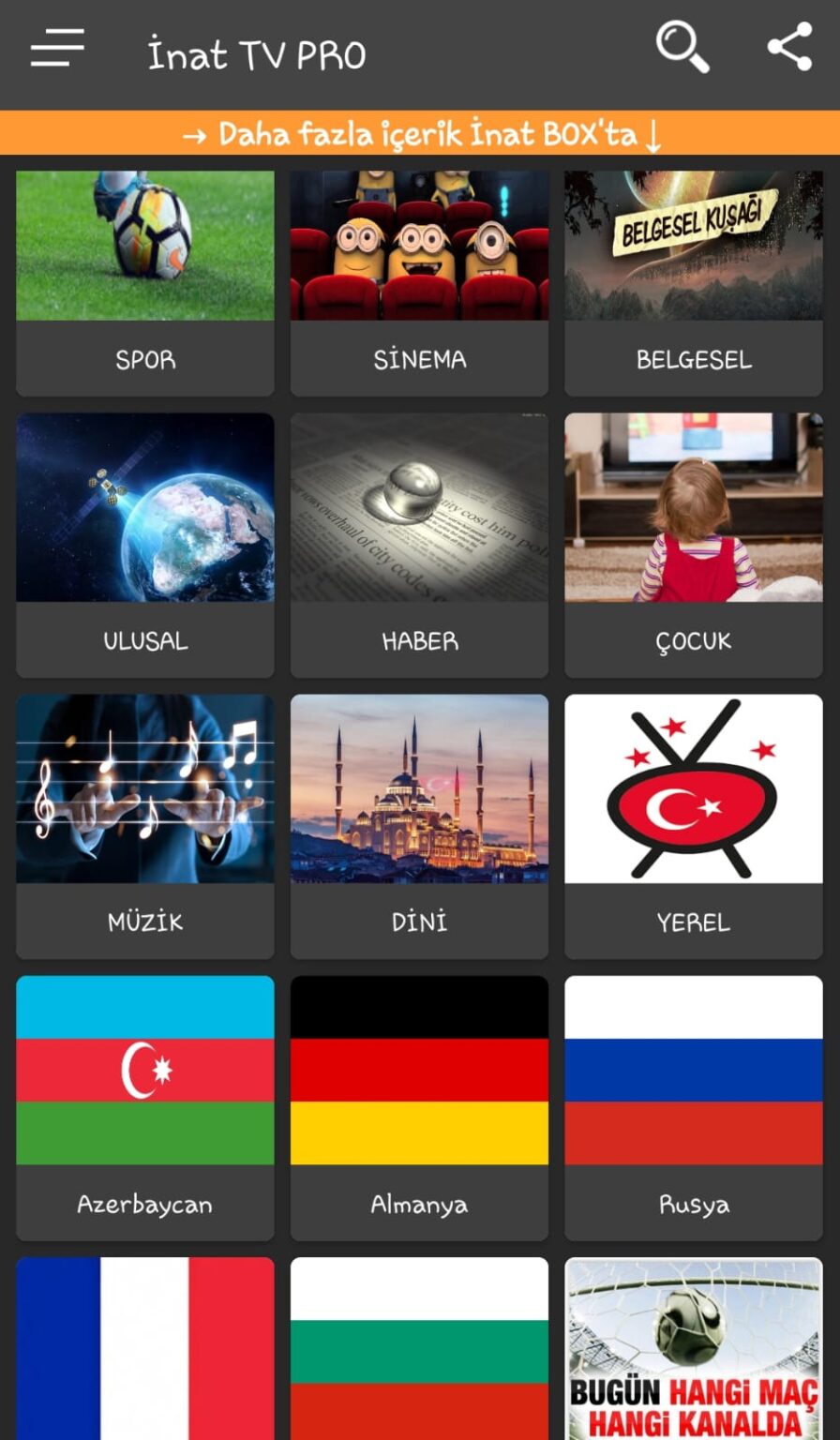 İnat TV Pro (APK) indir Canlı Maç İzle indirVip