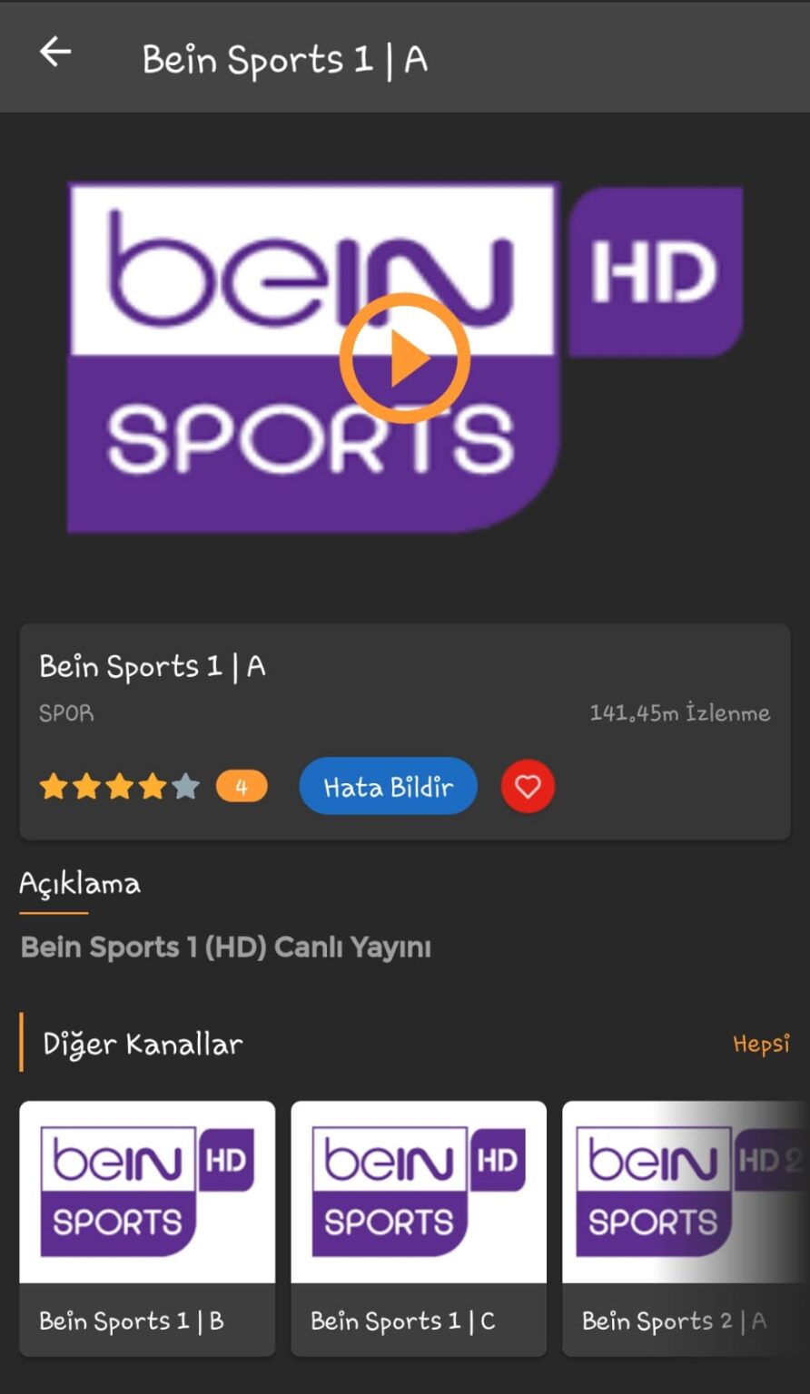 İnat TV Pro (APK) indir Canlı Maç İzle indirVip